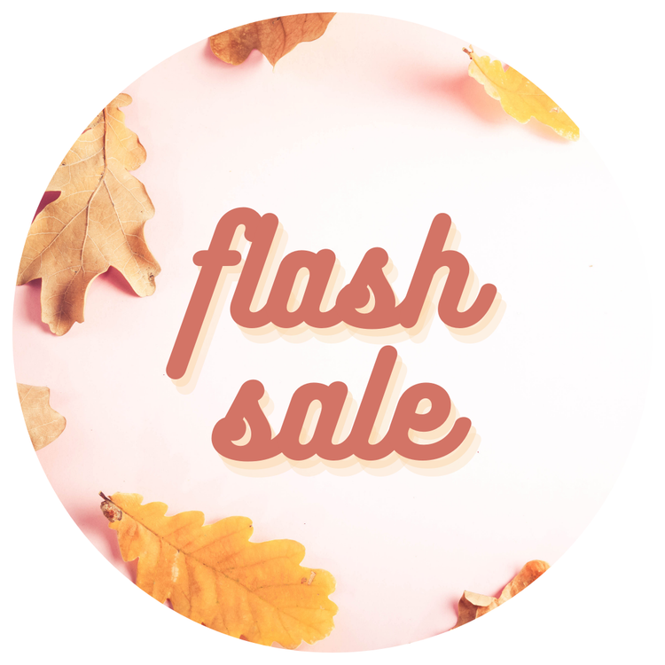 FALL FLASH SALE 30% OFF!