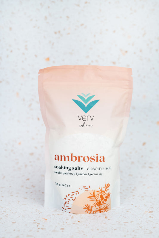 AMBROSIA Soaking Salts | Neroli + Patchouli