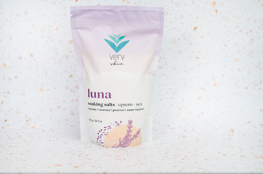 LUNA Soaking Salts | Lavender + Rosemary