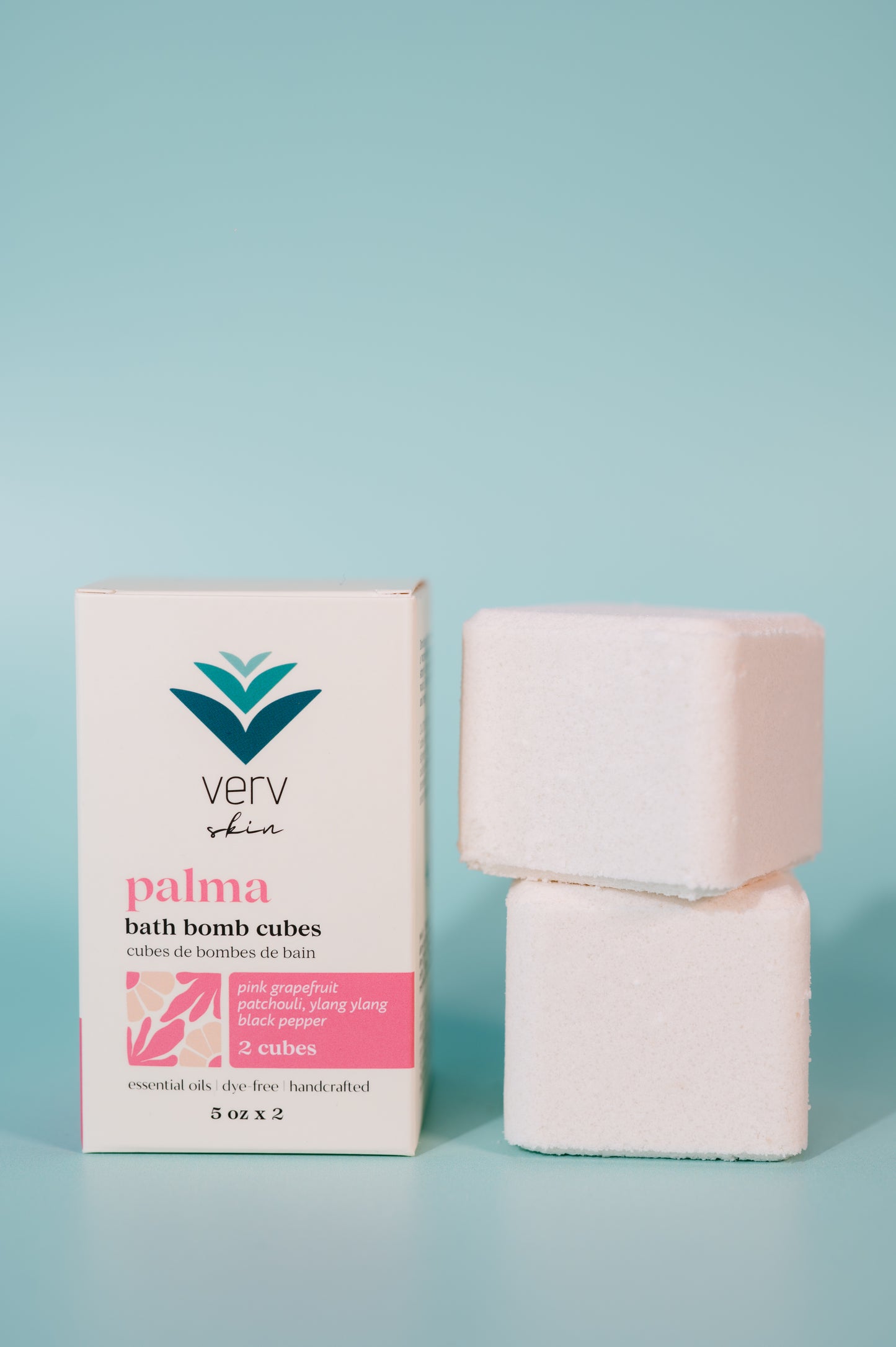 Palma Bath Bomb Cubes | Balancing Grapefruit + Patchouli