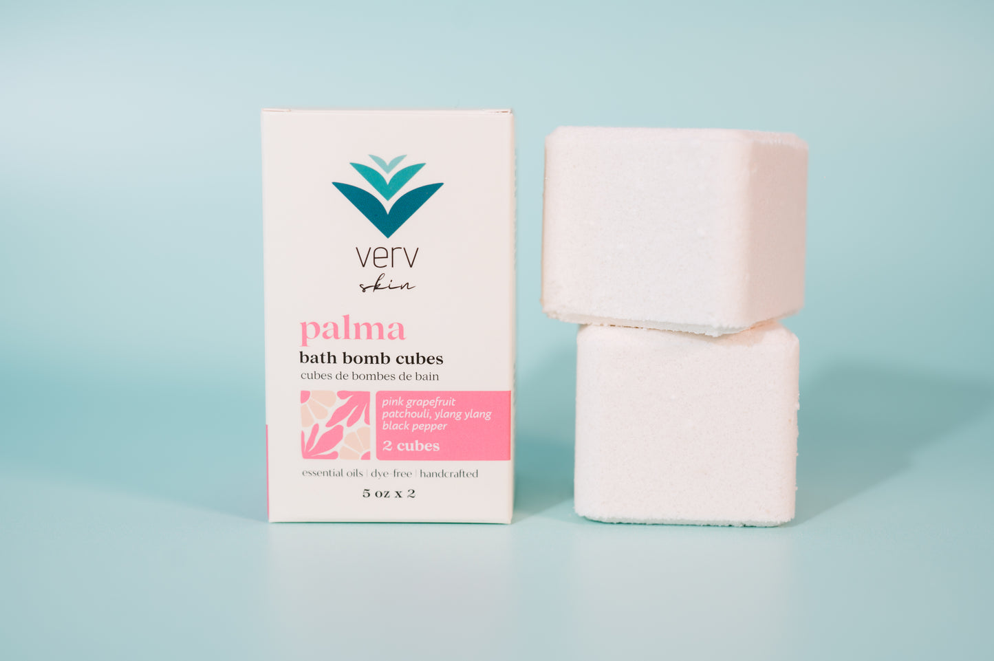 Palma Bath Bomb Cubes | Balancing Grapefruit + Patchouli