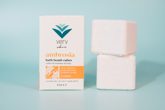 Ambrosia Bath Bomb Cubes | Citrus + Exotic Floral