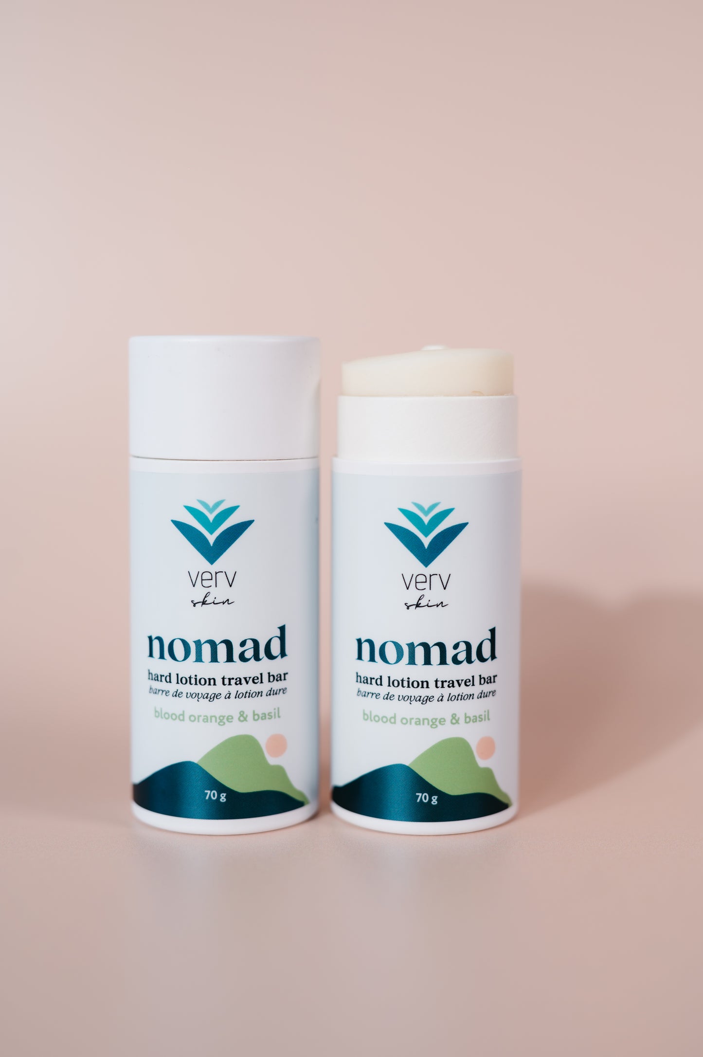 Nomad Hard Lotion Travel Bar | Blood Orange & Basil